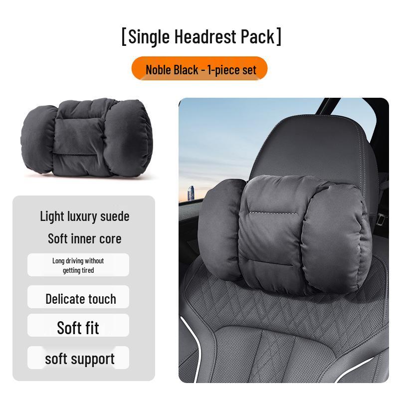 Winter Headrest & Lumbar Support Pillow for AITO M7/M9/M5 - Plush Lambswool Two-in-One Blanket