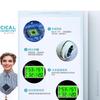Skin Analyzer Portable Rechargeable LCD Digital Water Oil Moisture Tester for Personal Beauty Care Routine