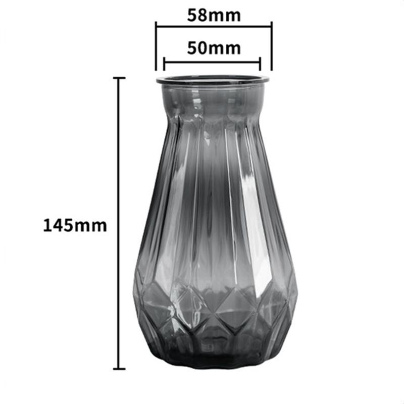 Hydroponic Plants Pot Creative Transparent Vases for Plant Bottle Lazy Flower Pot Plastic Flower Pot Table Vase Home Decor