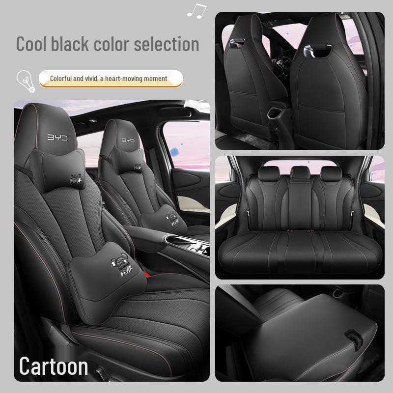CLY Leather Seat Cushion for BYD Dolphin - Stylish, All-Season Sports Design