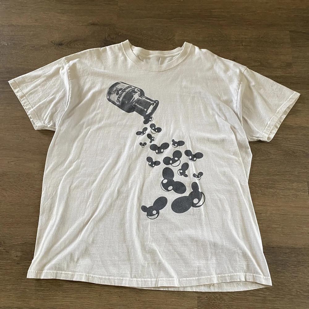 

Deadmau5 DJ Белая футболка Футболка 100% хлопок Унисекс Футболка UB256 3XL