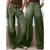 2026 New Women's Loose Fit Wide Leg Straight Jeans, Vintage Slimming Cropped Denim Pants for Casual Daily Wear