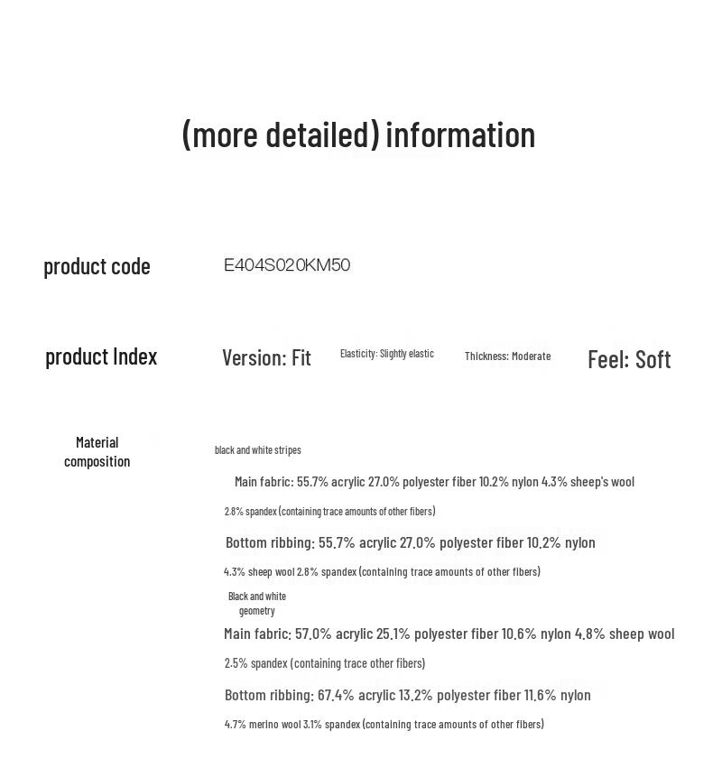 Sancai Women's Striped V-neck Knit Cardigan