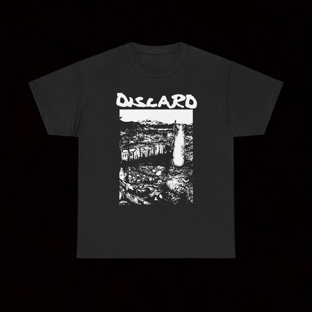 Discard Sound Of War T-Shirt Crust Punk Hardcore Vintage Kromosom Asocial Warthreat Svart Parad Disaster Bombanfall Nuclear Death Terror Gai