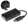 4‑in‑1 Adapter Cable Displayport To HDMIVGADVIo Converter Multifunction