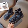 Kinder Sommersandalen Retro Zehenschutz Römische Sandalen Weiche Sohle Prinzessinnen Schuhe Mädchen Atmungsaktiv