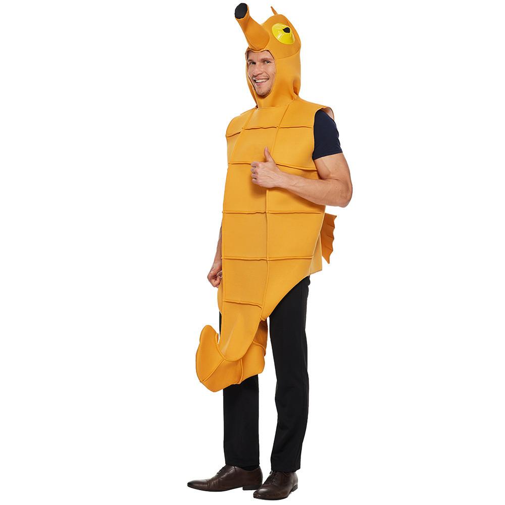 Unisex Sea Horse Cosplay Outfit With Soft Foam And Polyester For Halloween And Cosplay Events