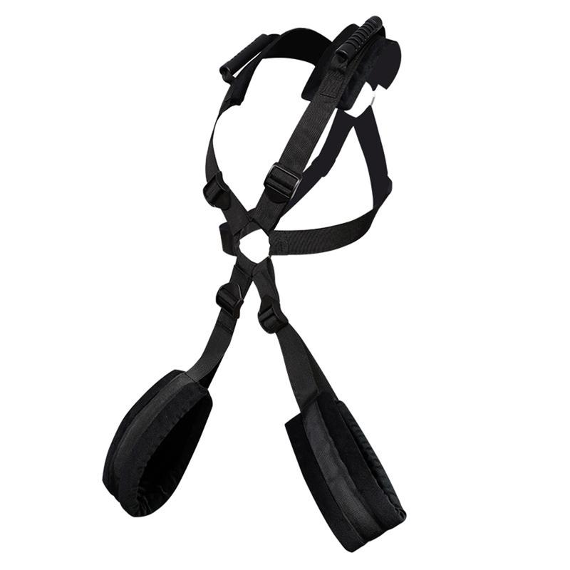 BDSM Sex Swing Set with Bondage Love Slings for Couples Adjustable Strap Adult Sex Toy Soft Plush Padding Mat Sex Restraints Toy