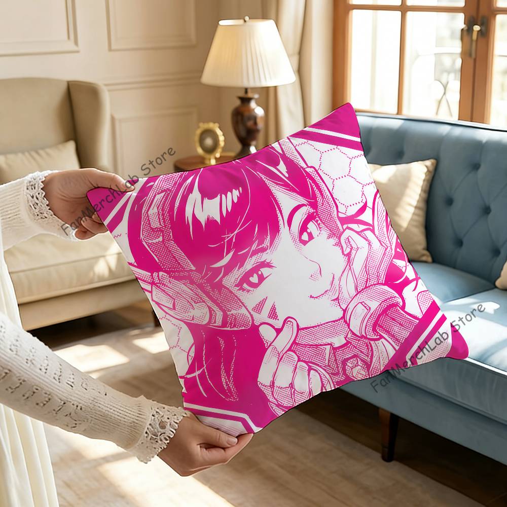 Pop Game OOverwatchS Pillowcase Pillowslip Cushion Plush Boys Girls Cartoon Anime Kawaii Decoration Kids Birthday Cute Gifts