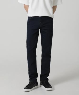 Jikeulib Dark Blue Stretch Slim Straight Jeans
