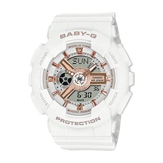 Casio Wristwatch Baby-G BA-110XRG-7AJF Ladies White Pink Gold