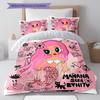 Karol G Pattern Bedding,Quilt Set Quilt Cover Pillowcase Home Birthday Gift(1 * Duvet Cover + 2 * Pillowcase, Without Core)