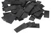 BSTKEY 60-Piece Set of Wedges, PP Adjustment Wedges, Polystyrene Wedges, for Leveling Furniture, Durable, Non-Slip, and Stable, Black, 6-1mm