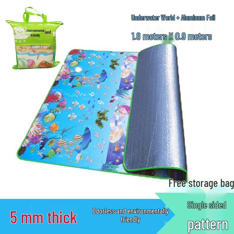 Enlarged Waterproof Outdoor Cartoon Picnic and Camping Mat - Foldable and Moisture-Proof