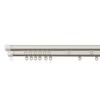 Fullness Silent Curtain White Wood Extendable 2m Double I5802 Rail, Grain, (1.1-2m),