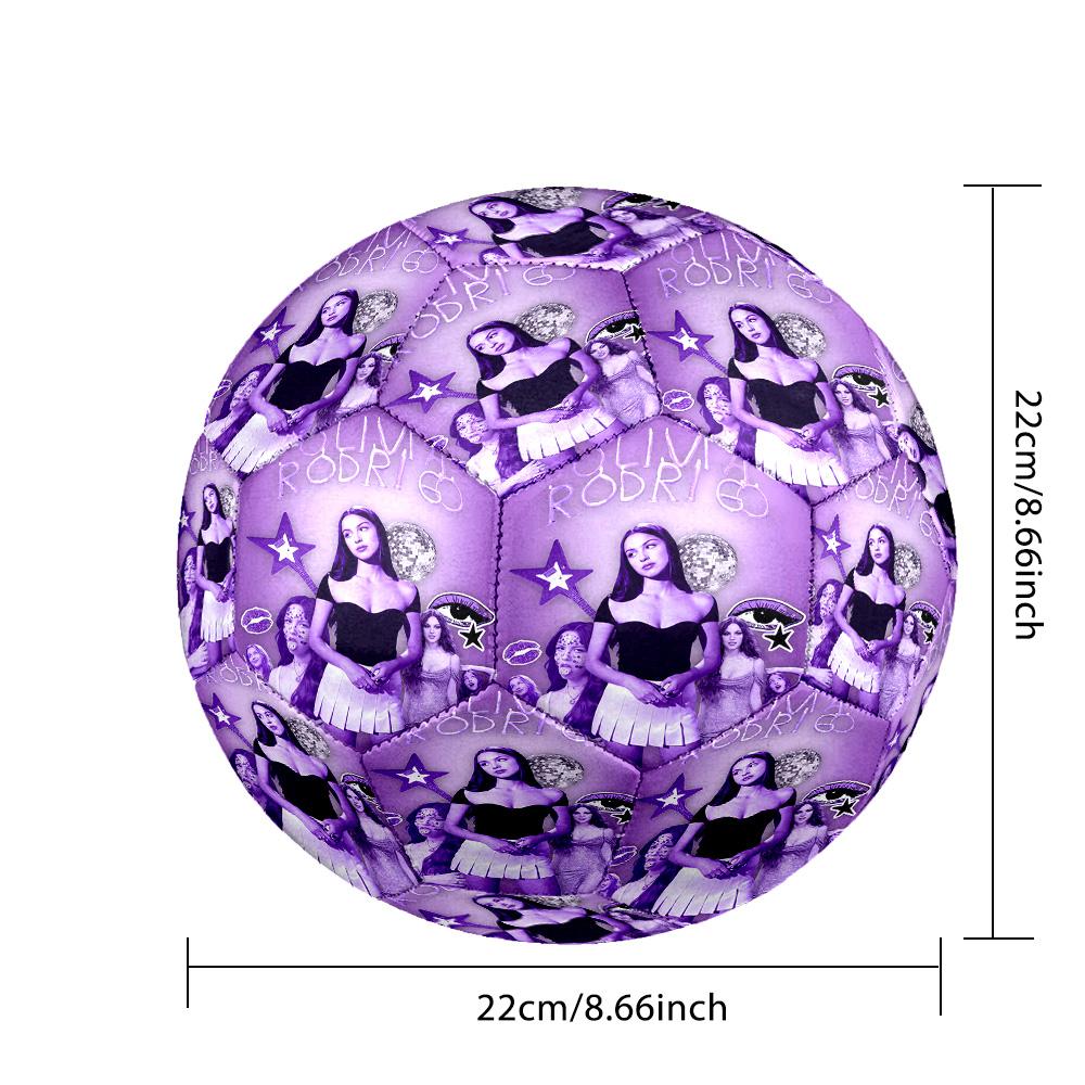 Olivia Rodrigo Size 5 Soccer Ball, Durable Standard Football For Training Match Outdoor Sports
