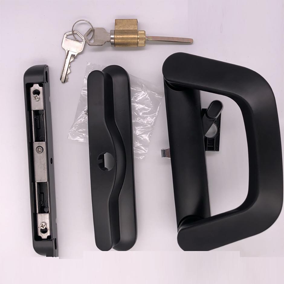 Unilateral Luxury Docking Lock Large Sliding Door Lock Wardrobe Kitchen Partition Balcony Glass Sliding Door Handle Lock