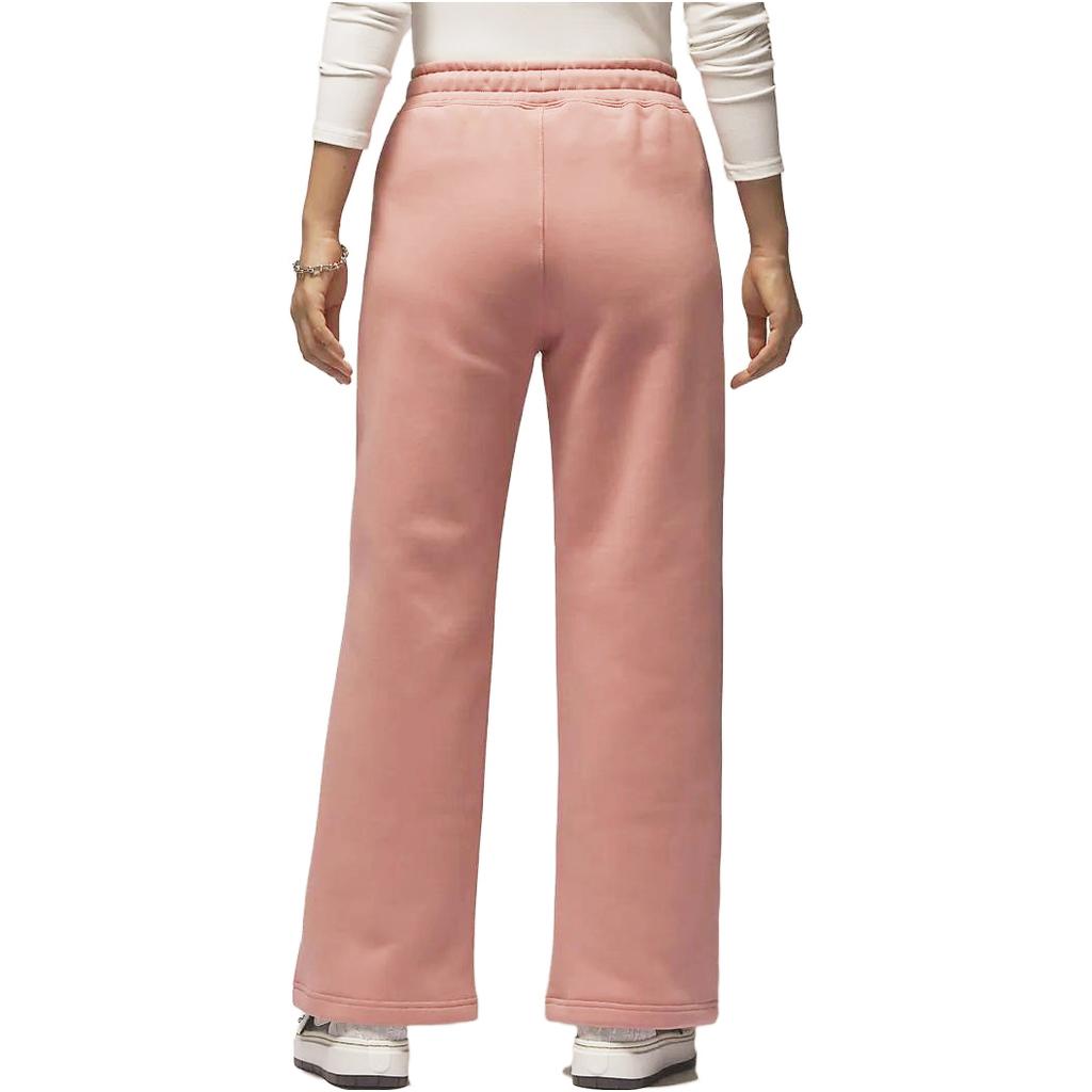 Jordan Flight Open-Hem Fleece Joggers Women Bottoms Stardust-Red FD7225-618