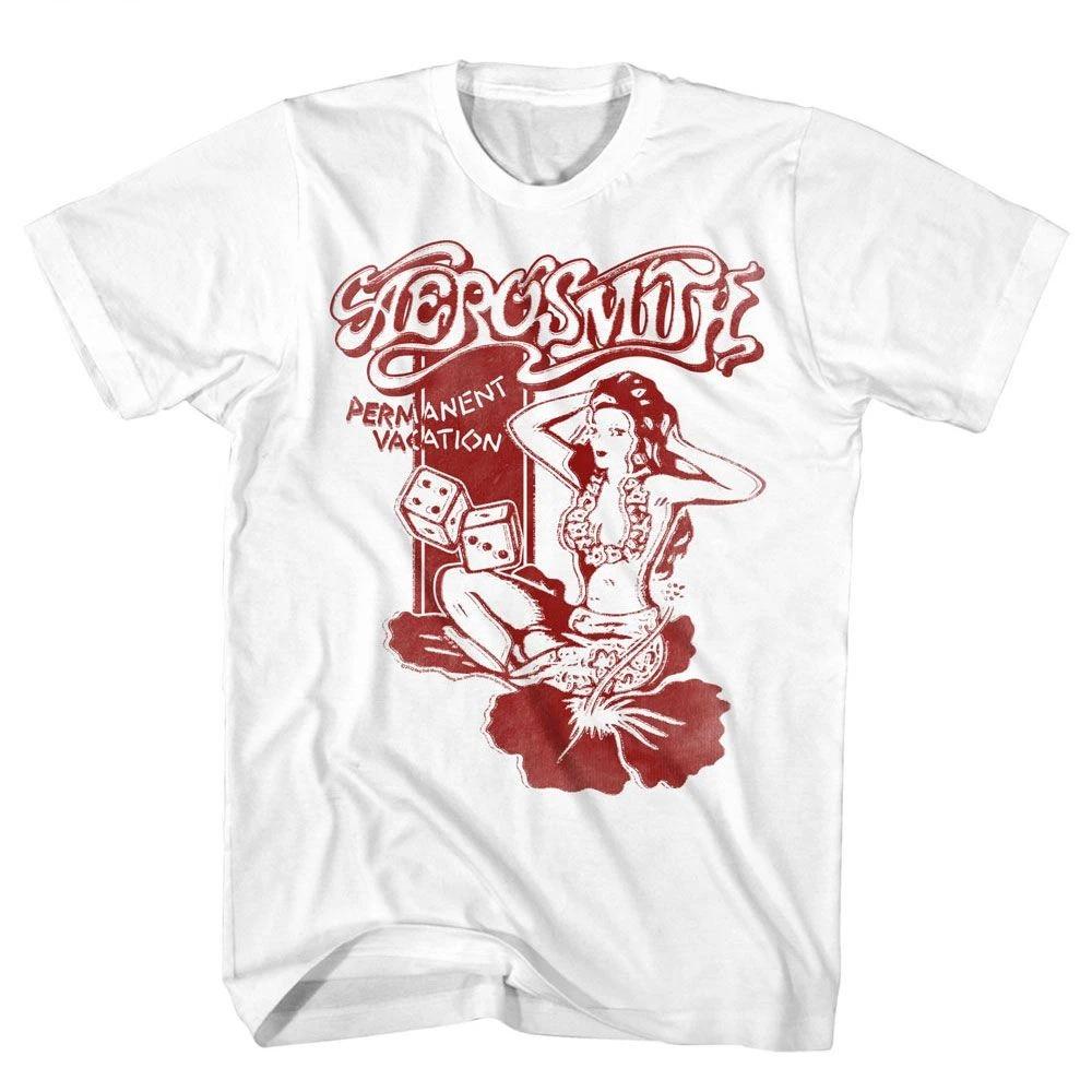 Aerosmith - Permanent Vacation - American Classics - Solid White Short Sle 140