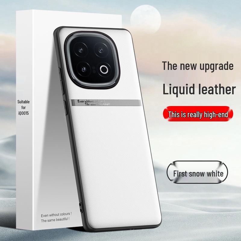 Liquid Leather TPU Case for iQOO15: Full Coverage, Precise Cutouts, Anti-Fall, Anti-Fouling, Luxurious Design