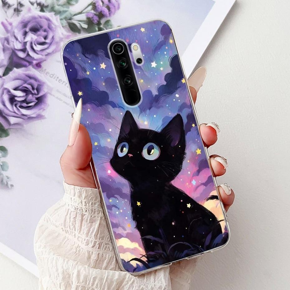 2024 Cute Cartoon Case For Xiaomi Redmi Note 8 Pro Note8 8T Soft Silicone TPU Back Cover For Redmi Note 8 T 8Pro Phone Cases