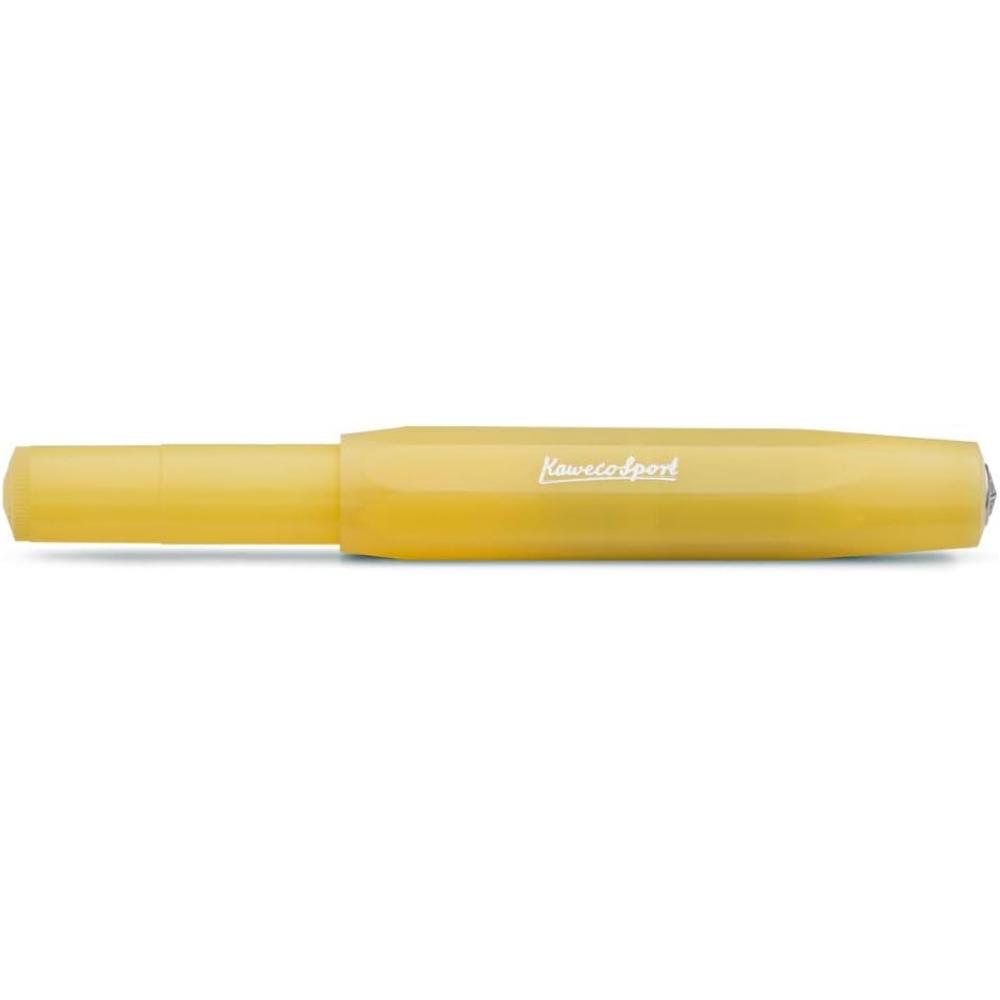 Kaweco Fountain Pen F Fine Frosted Sports Sweet Banana 10001834 Genuine