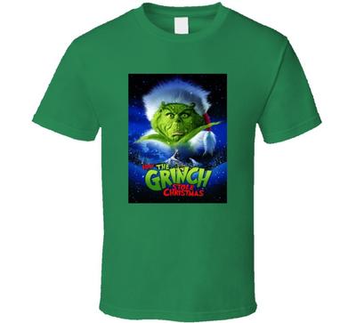 How The Grinch Stole Christmas Movie Tee Classic Holiday Film T Shirt Unisex T-Shirt