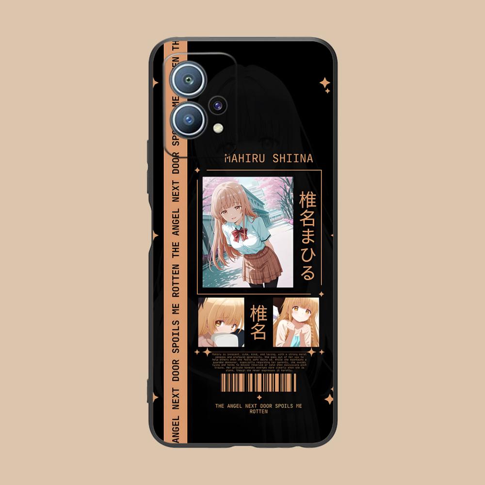 Angel Mahiru Shina Phone Case for Huawei P60 P50 P40 P30 P20 P10 P9 P8 Pro Lite Plus Soft TPU Shockproof Cover