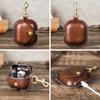 Waxed Cowhide Protective Case for Samsung Galaxy Buds 3 – Full Coverage, Drop-proof.
