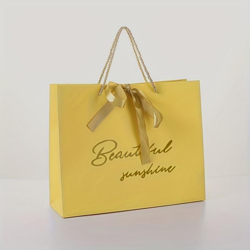 

Бумажные подарочные пакеты, 6 цветов на выбор (10 шт) – Позолоченный дизайн для подарочной упаковки 10pcs оранжевый