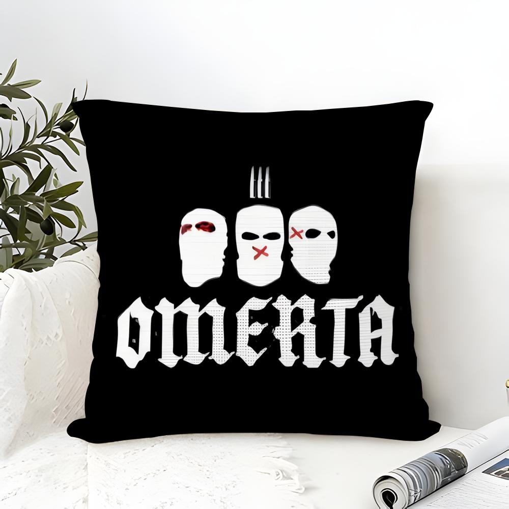 Cool Music Brand O-Omerta 47 1 Pillow Case Linen Pillow Case Sofa Home Decor Cushion Cover Cushion Cove