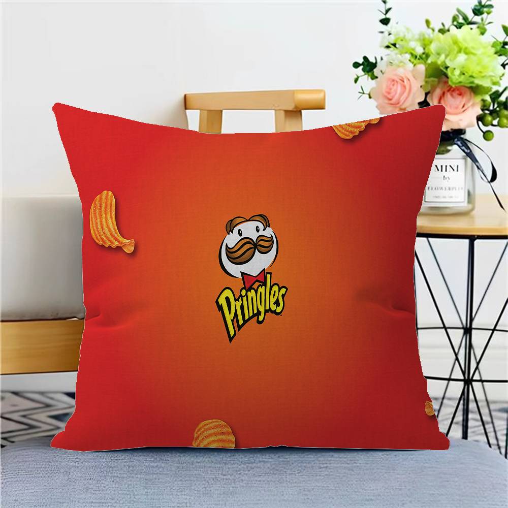 Fashion P-Pringles L-LLC Film Cushion Cover Polyester Sofa Cushions Decorative Throw Pillows Home Decoration Pillowcover