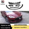 For Tesla MODEL S: RZ Style Carbon Fiber Body Kit (Front Lip, Rear Lip, Rear Bumper) for 2012-2015 Models
