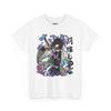 Demon Slayer Butterfly Dance Print Pure Cotton T-shirt, Unisex Anime Style Fashion and Comfortable Short Sleeve T-shirt