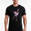 Flamingo Ballerina Ballet Tshirt Summer Casual Cotton Tee Oversized Streetwear Tops Vintage Graphic Print Unisex Unisex Unisex