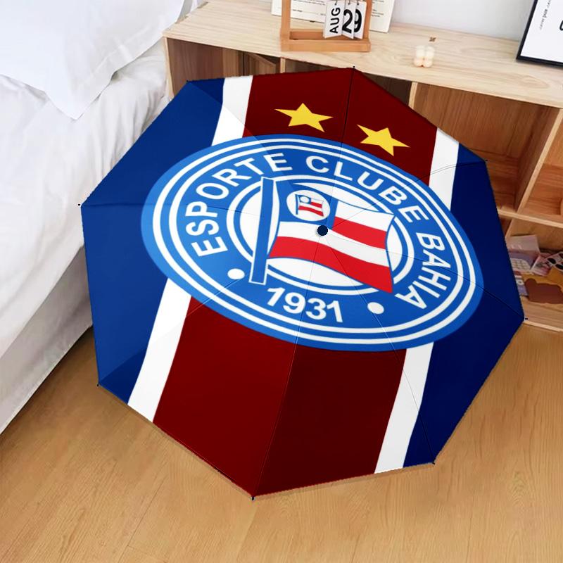 1PC Esporte Clube Printed Umbrella Folding umbrella, automatic umbrella 8-Frame for Travel, camping Fan gifts Christmas Gifts