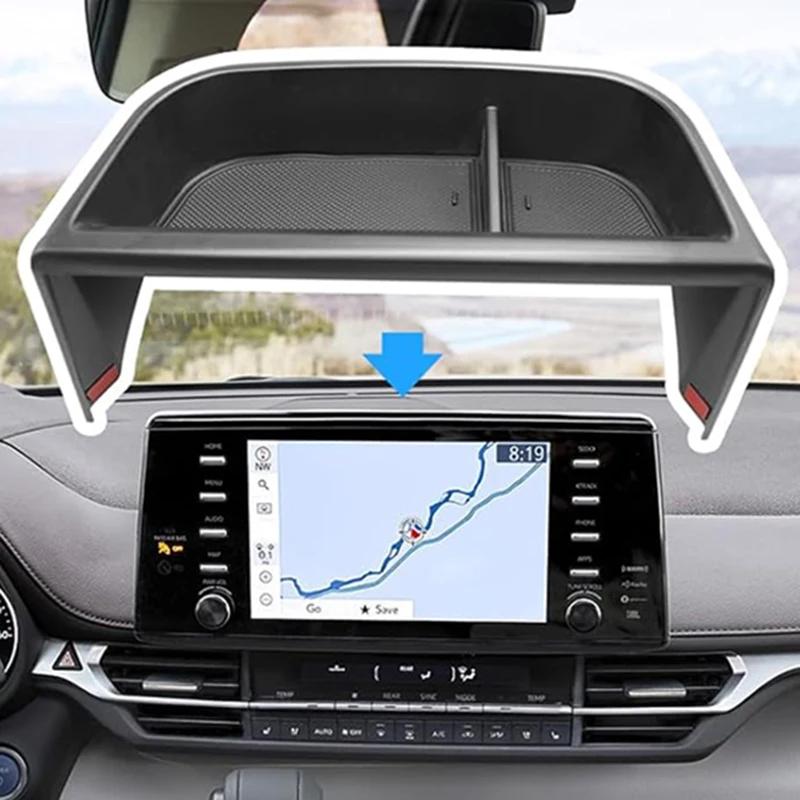 Center Console Dash Storage Tray for Toyota Sienna 2025 2025 2025 2025 Interior Accessories, Dashboard Organizer Behind Screen