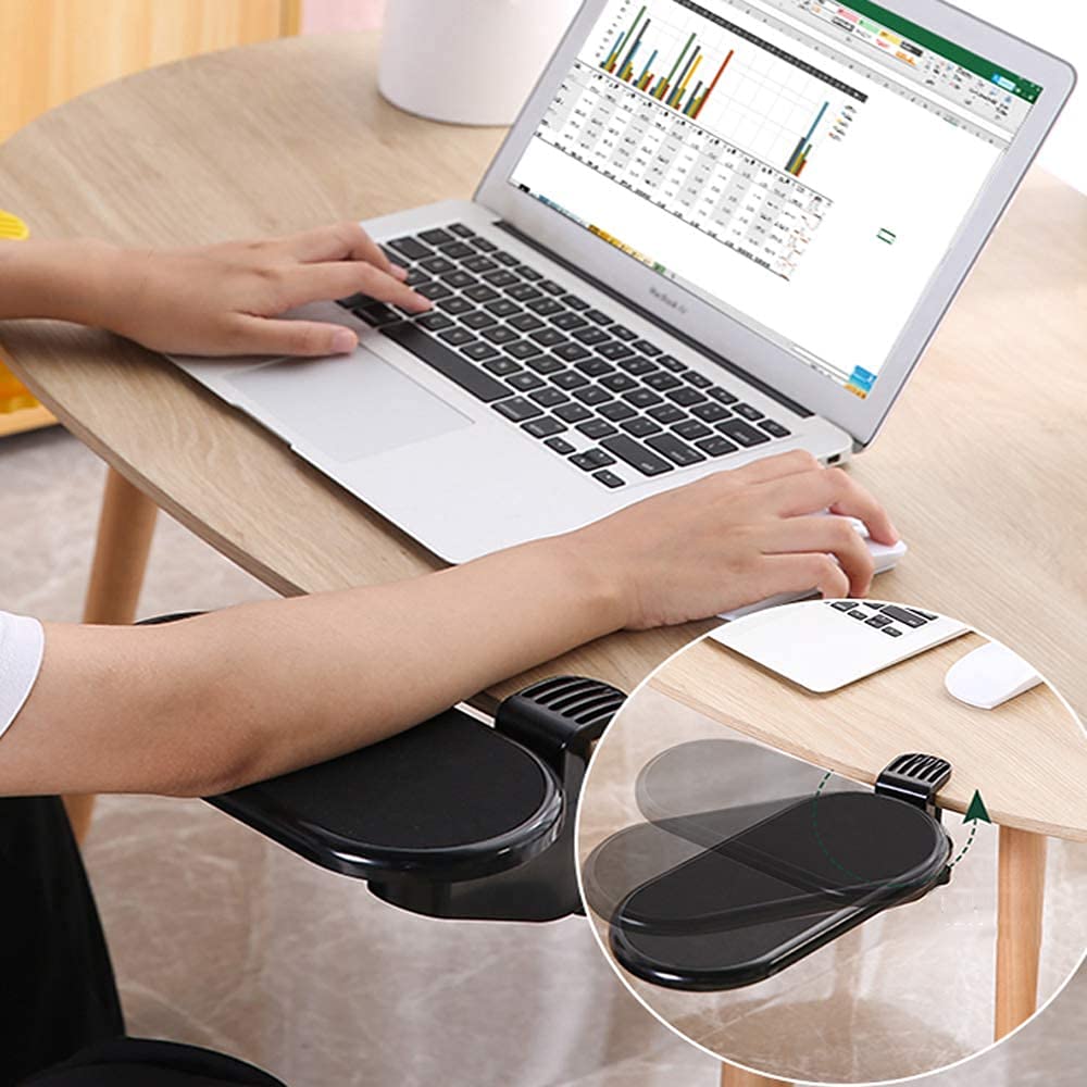 FUGEST Wrist Hard Ergonomic Computer Improves Reduces Easy To Install Rest, Plastic, Armrest, Posture, Fatigue,