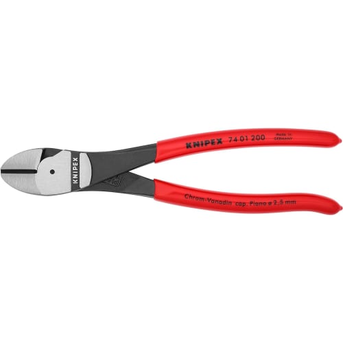Knipex 7401-200 Heavy-Duty Diagonal Cutting Pliers (for Hard Wire) (SB)