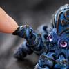 Articulated Octopus Figurine Movable Joints Collectible Craft Decorative Sculpture with Detailed Patterns and Realistic Eyes for Display or Play