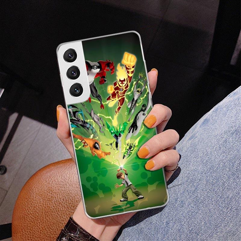 Cartoon Ben 10 Phnoe Case for Samsung Galaxy S26 S25 Edge S23 S24 Ultra S22 Plus S21 S20 FE Unique Cover Soft Coque Galaxy S25 S