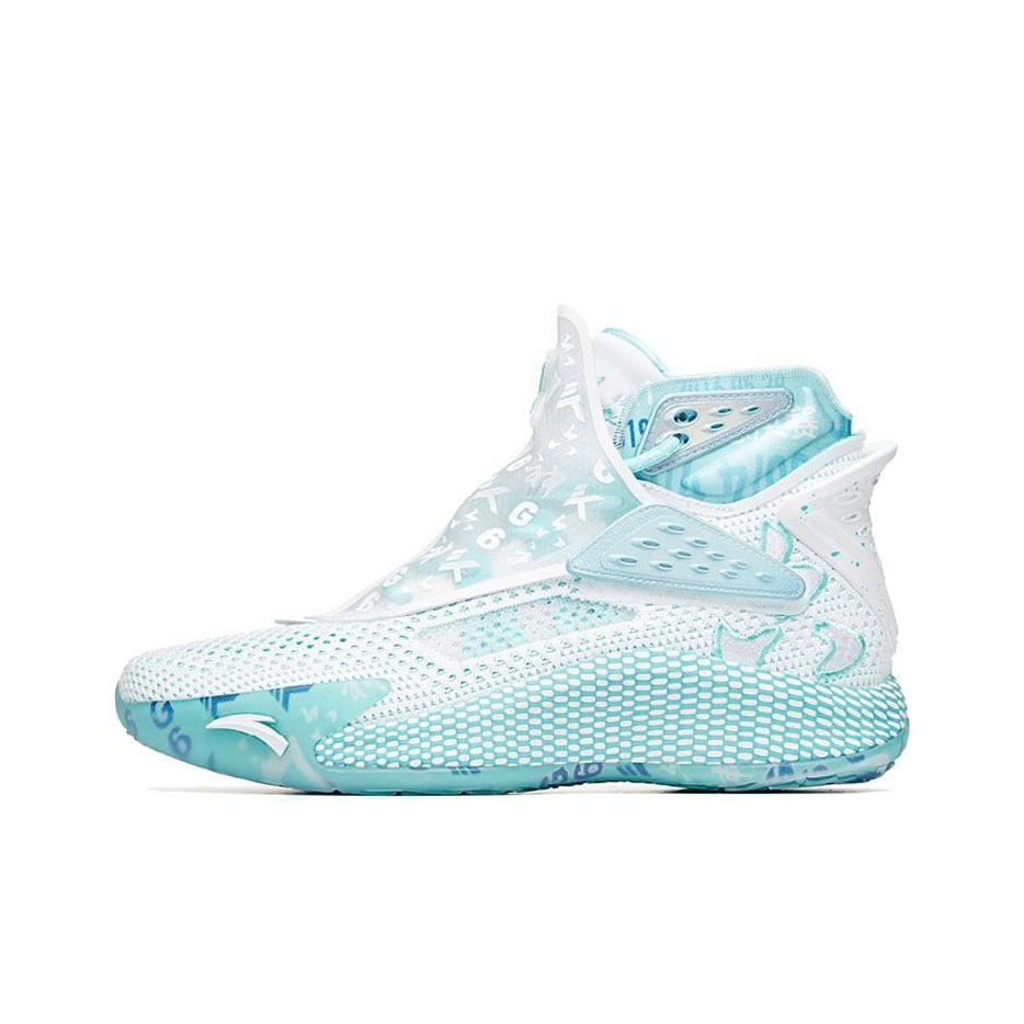 Anta KT5 Thompson Pro Basketballschuhe Herren Sneaker Weiß Blau 112021101-6