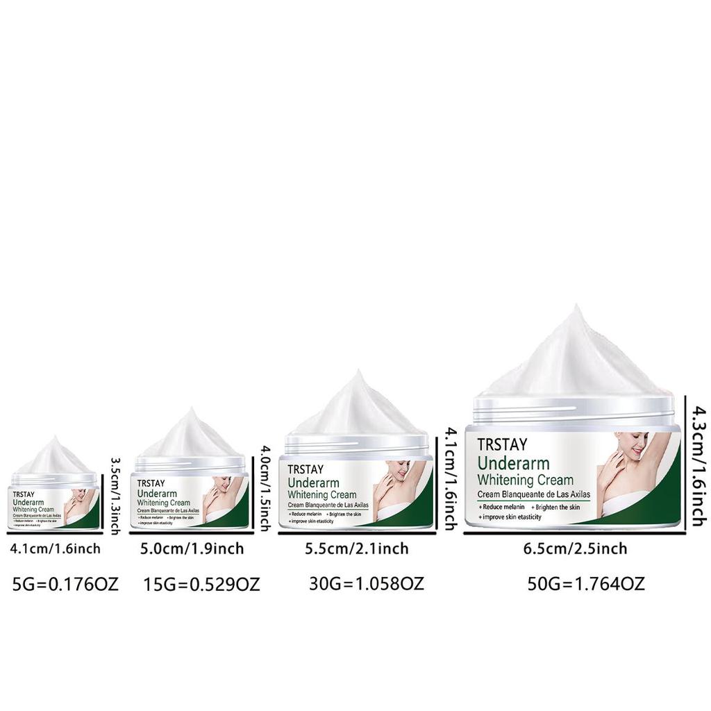 Krém na bělení pokožky v podpaží redukuje melanin, rozjasňuje pokožku, zlepšuje kyprou pokožku, hydratuje a vyživuje pokožku