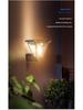 2025 Solar Wall and Ground Light: Multifunctional, Waterproof, Portable, with Human Motion Sensor for Garden