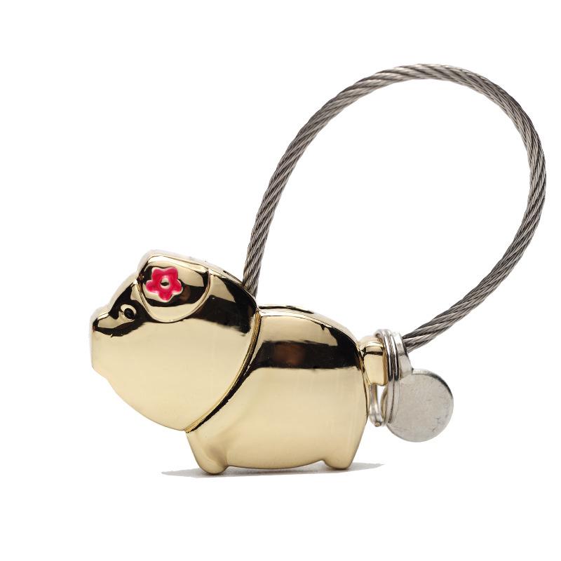 Car Key Chain Lovely Pig Kiss Couple Keychain For Lovers Gift Car Key Ring Key Car Keychain