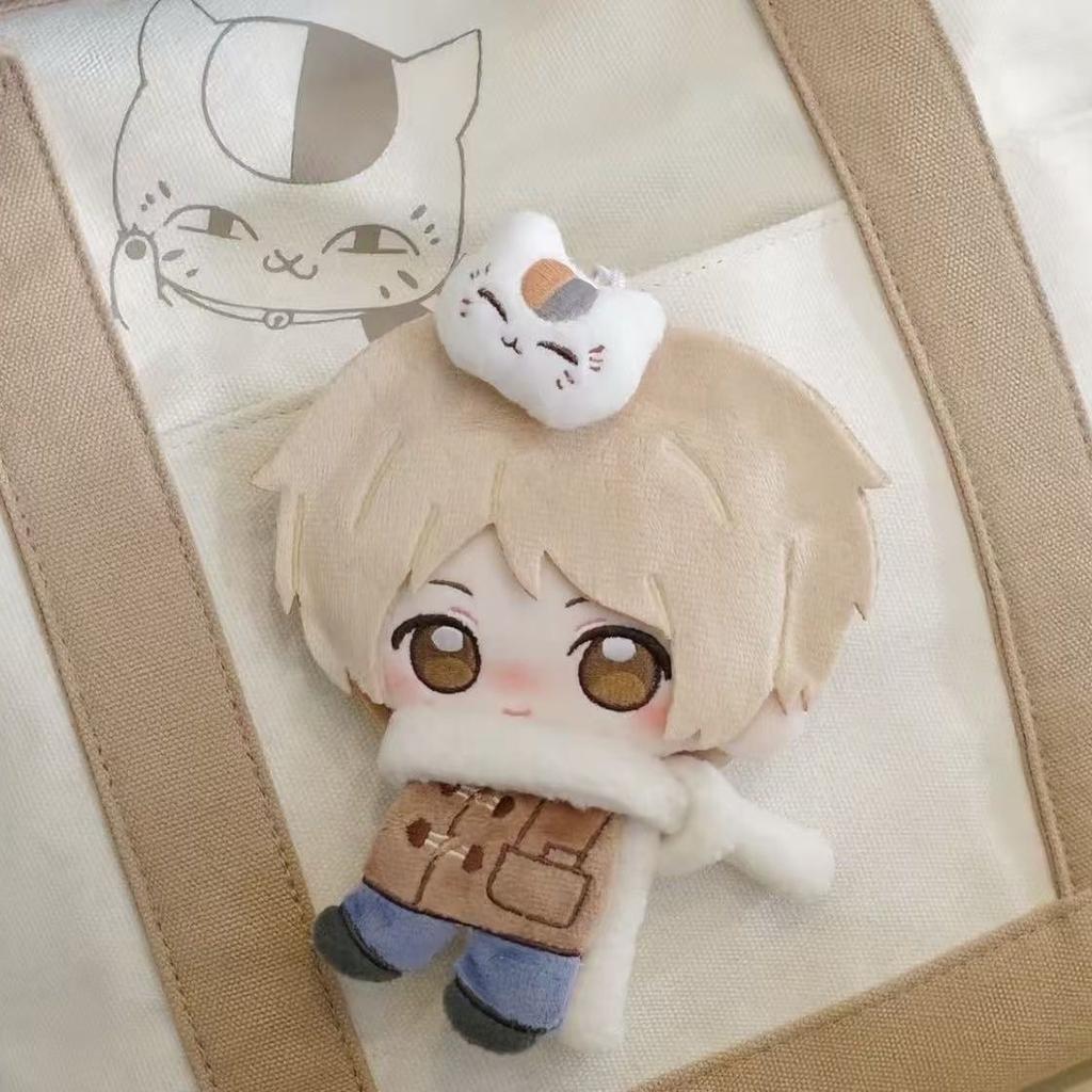 15Cmnatsume's Book of Friends Natsume Takashi Pp Cotton 2.5D Flat Doll Car Keychain Decoration Backpack Pendant Sincere Gift