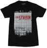 The Strain Mens T-shirt Bloody Bathroom Tile Logo Image