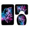 Bathroom Floor Mat Bathroom Mat Toilet Three-Piece Set