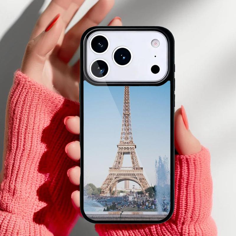 Eiffel Tower Paris Phone Case for iPhone 17 16 15 14 13 Pro Max Back Cover for 12 11 Pro Coque