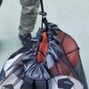 Portable Sports Ball Bag Large Capacity Football Net Bag Mesh Soccer Ball Carry Bag for Carrying Basketball Volleyball